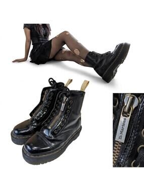 Dr Martens Sinclair Women Vegan Platform Boots Vietnam US 10